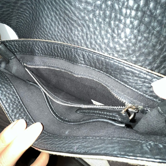 Burberry Gowan Leather and Canvas Crossbody Bag - Picture 4 of 8